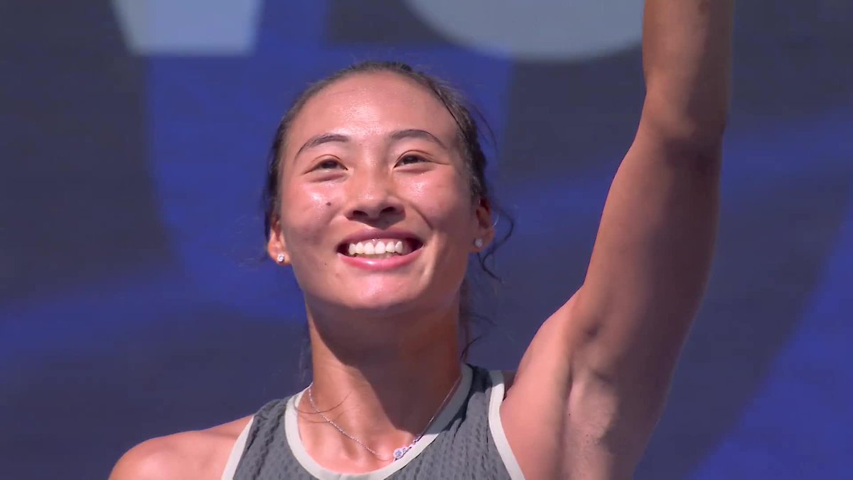 Zheng Qinwen is here to stay! 🙋‍♀️