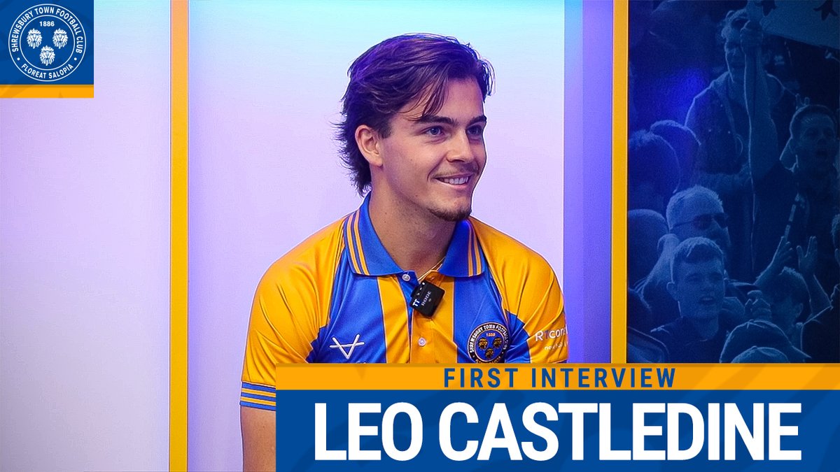 💬 | Our latest recruit sat down for his first interview 👇 🔷🔶 #Salop