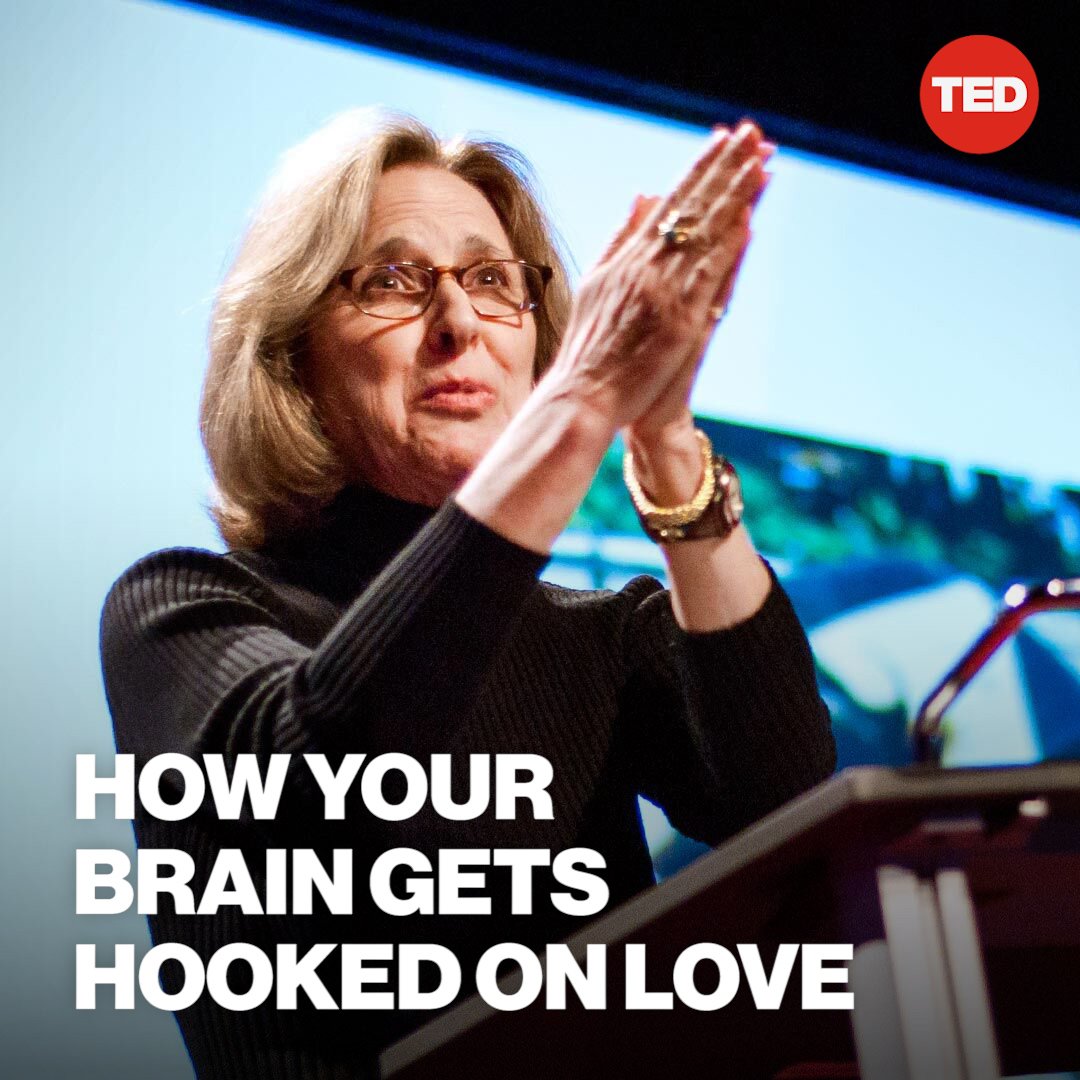 “Romantic love is an addiction — a perfectly wonderful addiction when it’s going well, and a perfectly horrible addiction when it’s going poorly.” In memory of anthropologist Helen Fisher, watch the full version of her TED2008 talk here: