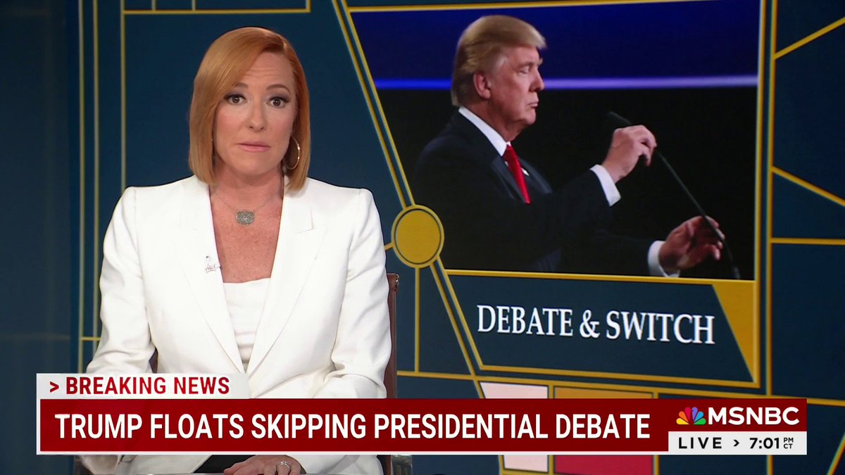 .Jen Psaki on the debate over the debate: "This is about much more than just the microphones. It's really about something smart that the Harris campaign tapped into: the fact that the more people hear Donald Trump, the less they like him."