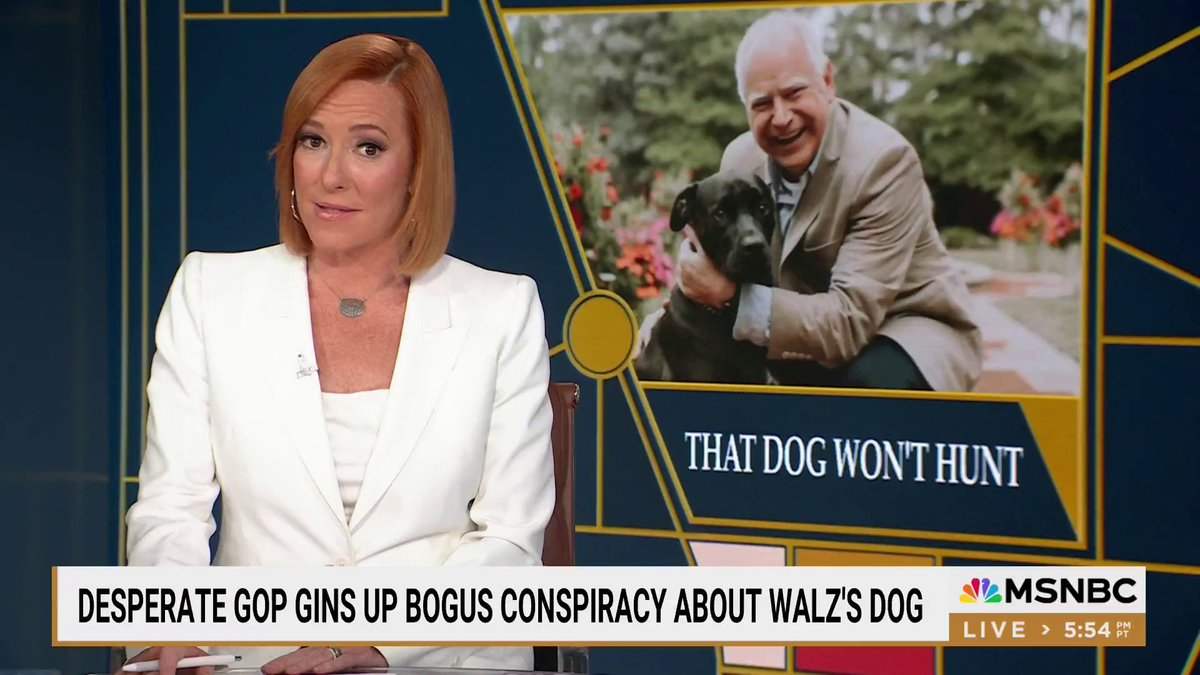 .Jen Psaki: "If you resort to attacking a candidate's dog, you're probably losing. And you deserve all the ridicule coming your way."