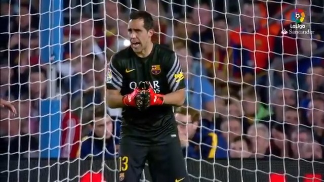 🧤🇨🇱 Así atajaba Claudio Bravo en La Liga. Un escándalo. 🤯👏