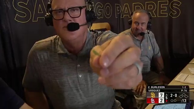 A bug invaded the San Diego Padres broadcast booth, and we're glad everyone stayed calm, cool, and collected. 😭