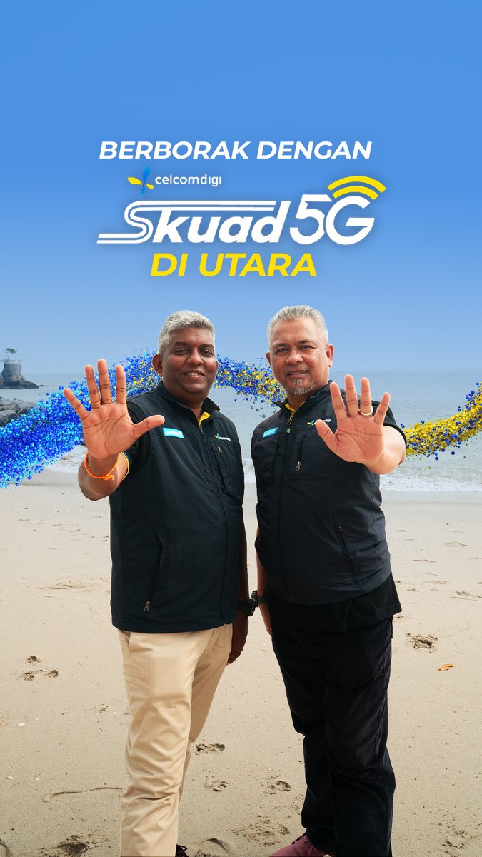 Apa agaknya cabaran yang #Skuad5G di kawasan Utara perlu lalui untuk memberi pengalaman rangkaian terbaik untuk warga tempatan? ๐คJom kita dengar! Info lanjut tentang rangkaian kami di #CelcomDigi #WidestFastest #CreatingAWorldInspiredByYou #5GForAll