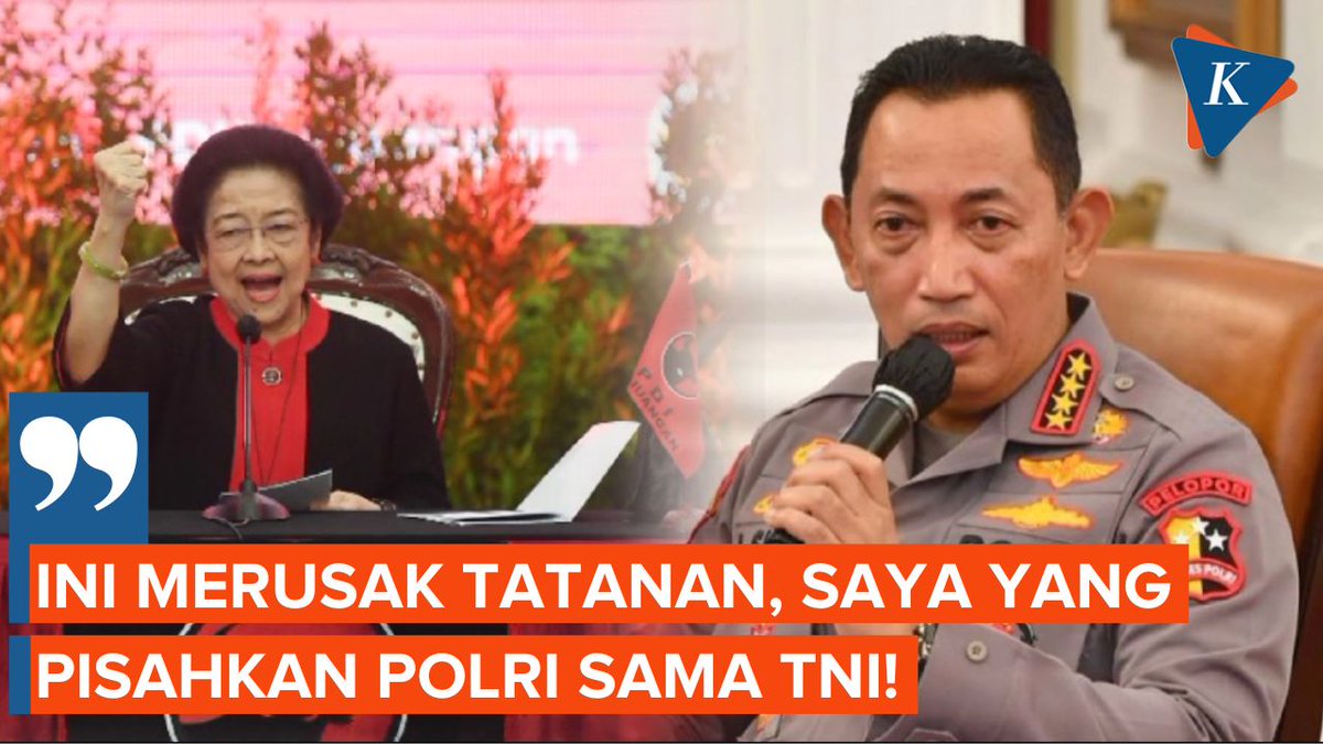 Megawati: Kapolri Lompati 5 Angkatan, Ini Merusak Tatanan! < #Megawati #PDIP #Kapolri