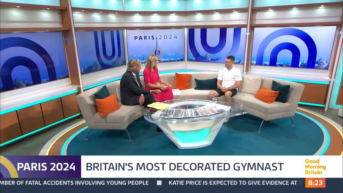 'I'm excited about what I'm doing next.' Olympic medallist Max Whitlock OBE talks to Richard and @charlottehawkns about his decision to retire as a competitive gymnast.