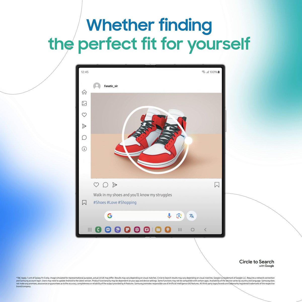 Here we’re back with another #GalaxyAIMoment challenge! Make your shopping experience easier with the snap of your fingers with Circle to Search. Share with us your experience using #GalaxyAIMoment and stand a chance to win* exciting prizes. #Samsung