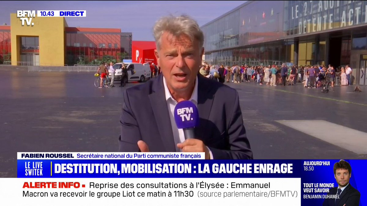 Fabien Roussel: "Ce que l'on n'a pas obtenu par les urnes, nous allons l'obtenir peut-être par le rapport de force"