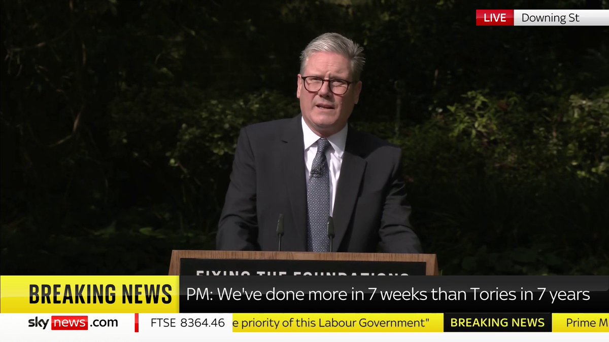 "There's a budget coming in October, and it's going to be painful." The prime minister outlines the government's priorities for the remainder of the year. ➡️ 📺 Sky 501, Virgin 602, Freeview 233 and YouTube