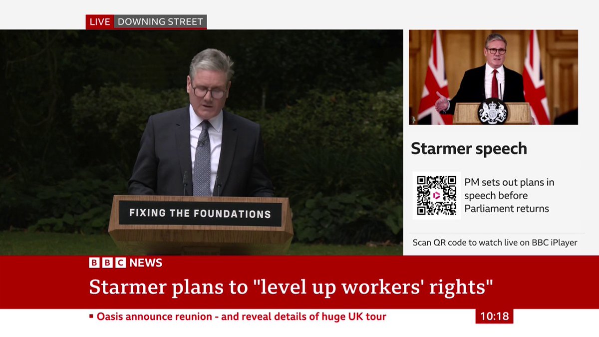 “We have no other choice, given the situation that we’re in” Keir Starmer says October’s Budget “is going to be painful” and "those with the broadest shoulders should bear the heavier burden"