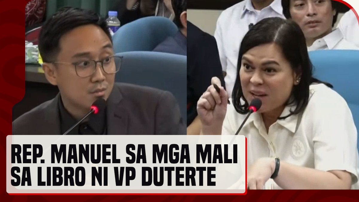 Sa pagdinig ng House Committee on Appropriations sa panukalang budget ng Office of the Vice President #OVP, pinuna ni Kabataan Rep. Raoul Manuel ang ilang pagkakamali sa "Isang Kaibigan" na inakda ni Vice Pres. Sara Duterte. #News5