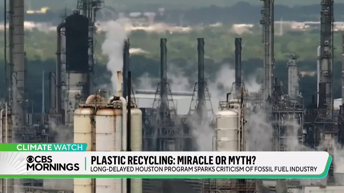 About 48 million tons of plastic waste is generated in the U.S. each year — and less than 10% of it is recycled. Houston, Texas says its new recycling program can handle any type of plastic. Ben Tracy looked into whether the claims are too good to be true.