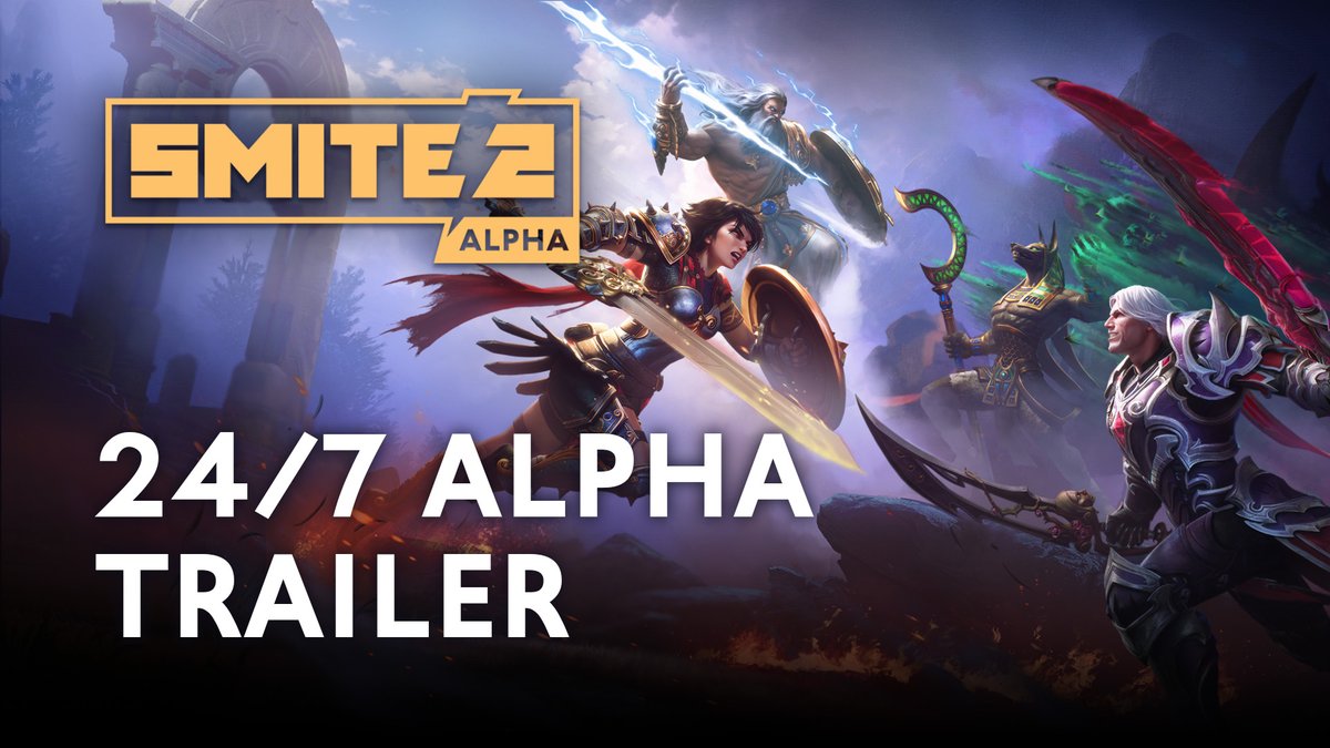 ⚡The SMITE 2 24/7 Closed Alpha is OFFICIALLY LIVE!! ⚡ Pick up a Founder's Edition now and jump onto the Battleground!