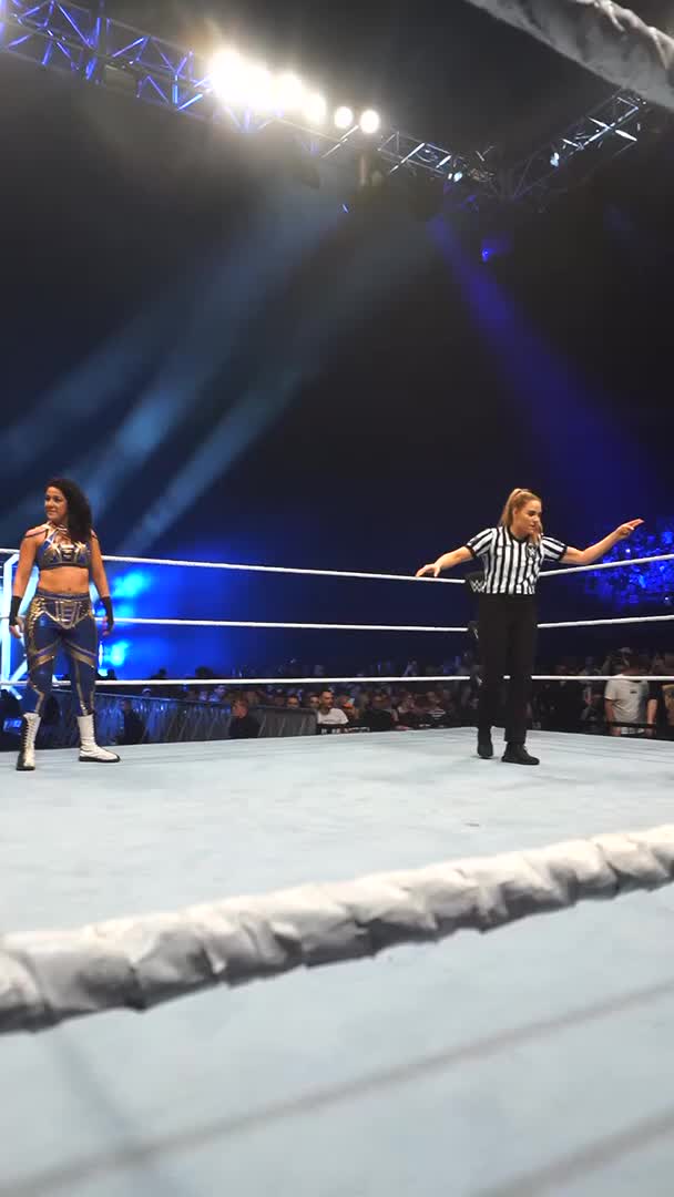 #WWEBelgium got Bayley all fired up!