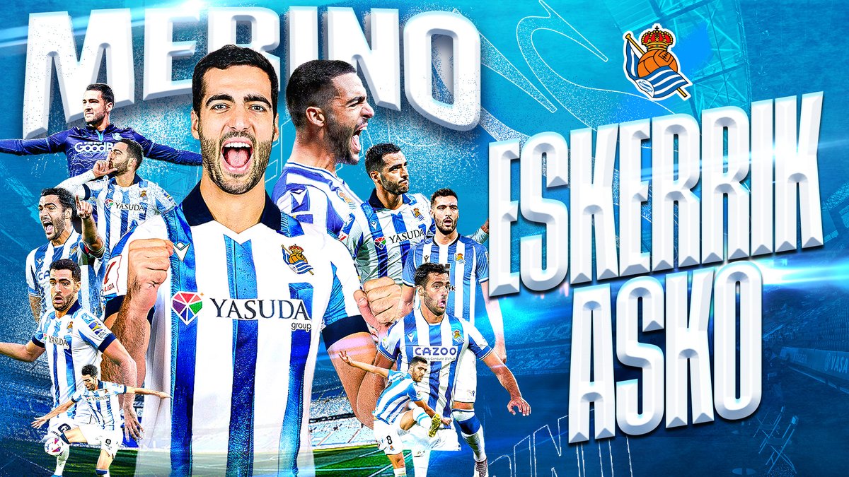 ๐ซ Llegaste en 2018, crecimos de la mano y tu rendimiento no parรณ de subir. Jugador clave en los logros del รบltimo lustro. ๐ฅ๐ฒ๐ฐ๐ผ๐ป๐ผ๐ฐ๐ถ๐บ๐ถ๐ฒ๐ป๐๐ผ ๐ ๐ฎ๐ด๐ฟ๐ฎ๐ฑ๐ฒ๐ฐ๐ถ๐บ๐ถ๐ฒ๐ป๐๐ผ ๐ฝ๐ฎ๐ฟ๐ฎ ๐๐ถ๐ฒ๐บ๐ฝ๐ฟ๐ฒ. #EskerrikAskoMerino