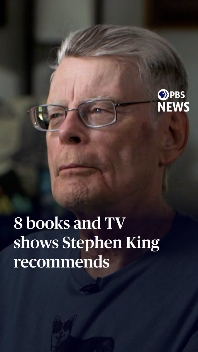 Stephen King has written more than 60 books, with many adapted for the screen including "The Shining" and "Shawshank Redemption." But, what does "the King of Horror," as King is known, enjoy reading and watching in his downtime? PBS News' Jeffrey Brown spoke to King at his home in Maine to find out.