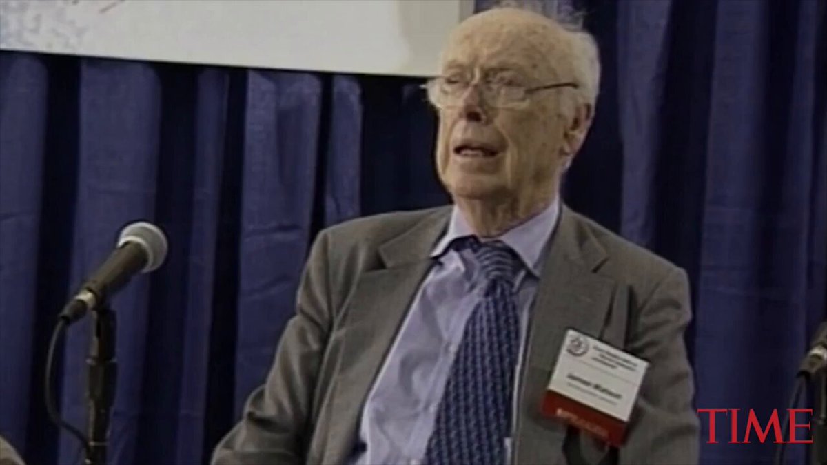 The disgraceful treatment of the great James Watson for telling the truth about race and genetics is one of the key moments in the decline of the West. No one in the science community stood by him.