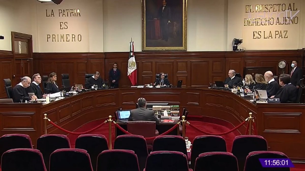 #NoticiasPJF | Ministros presentes en la sesión del Pleno de la #Corte este martes 27 de agosto, por mayoría de votos, se unieron a no sesión en apoyo a los trabajadores del #PJF que se encuentran en paro.