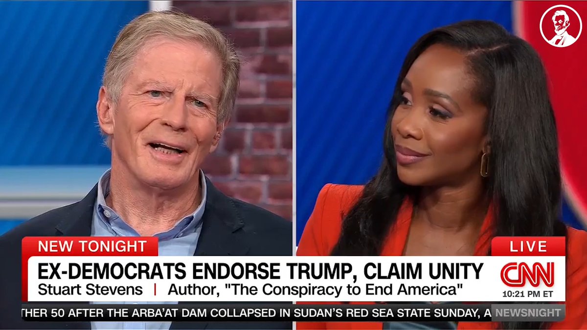Gabbard, RFK Jr., Trump - these are not people you want to be sitting next to on a plane, much less have them as part of your political coalition. Listen to Stuart Stevens on CNN give his full thoughts: