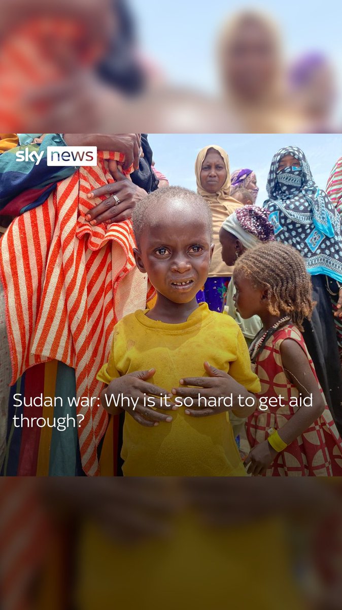 500 days of fighting has led to a humanitarian crisis in Sudan, with civilians in dire need of food and supplies. Sky’s Africa correspondent Yousra Elbagir explains why it has been so difficult to get aid into Sudan.