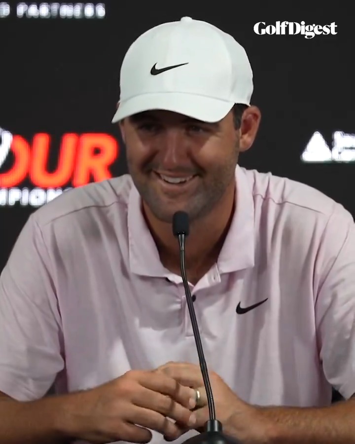 🚨7️⃣⛳️ #NEW: Scottie Scheffler says he plays off a plus-7 handicap at home. SCHEFFLER FANS
