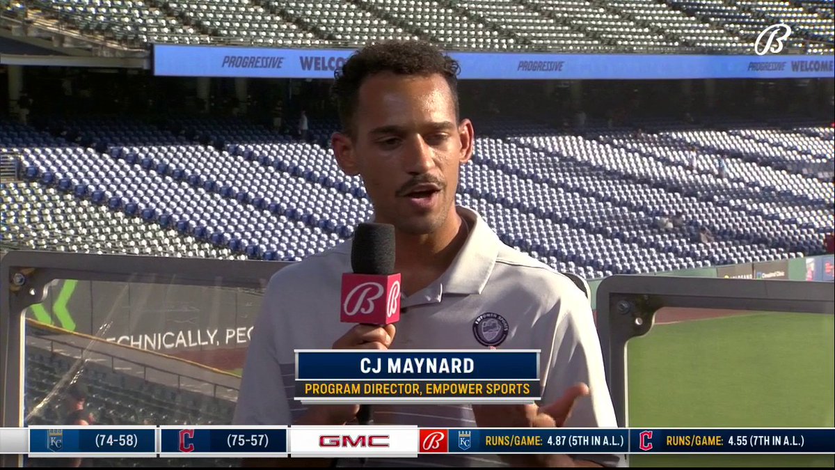 Program Director of Empower Sports C.J. Maynard stops by to discuss the impact it has on families and their children! #ForTheLand | CLE Inspires | Cleveland Guardians