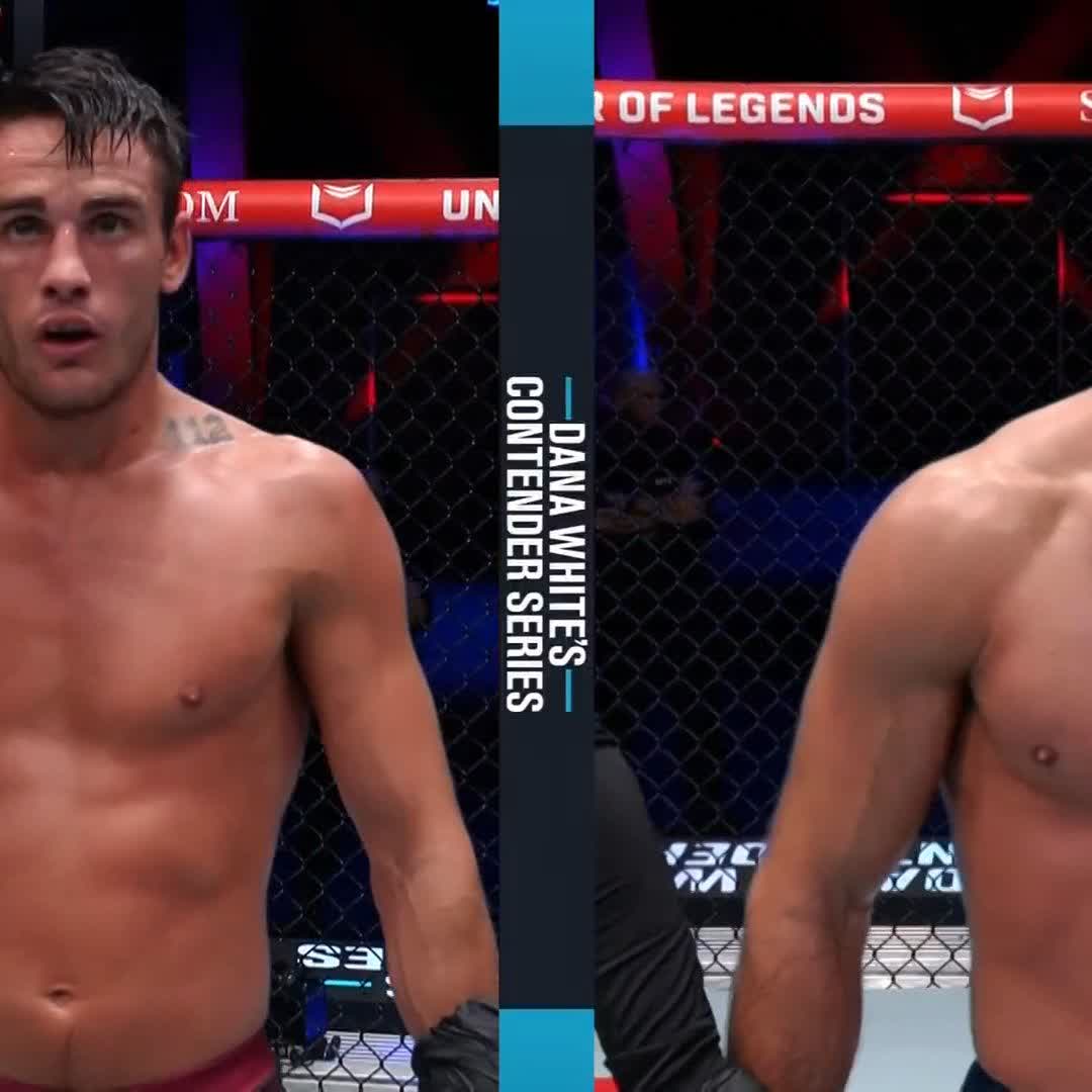 Got the W on 10 days notice 💪 Nick Piccininni earns the split decision victory! #DWCS