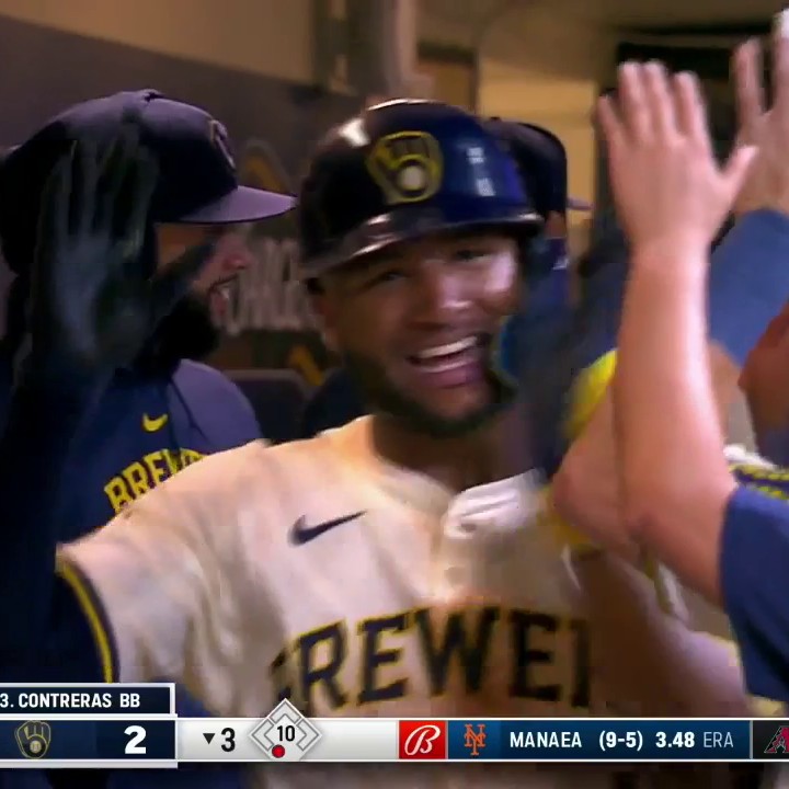 449 FT 😱 Jackson Chourio just broke the scoreboard #ThisIsMyCrew | #MLB
