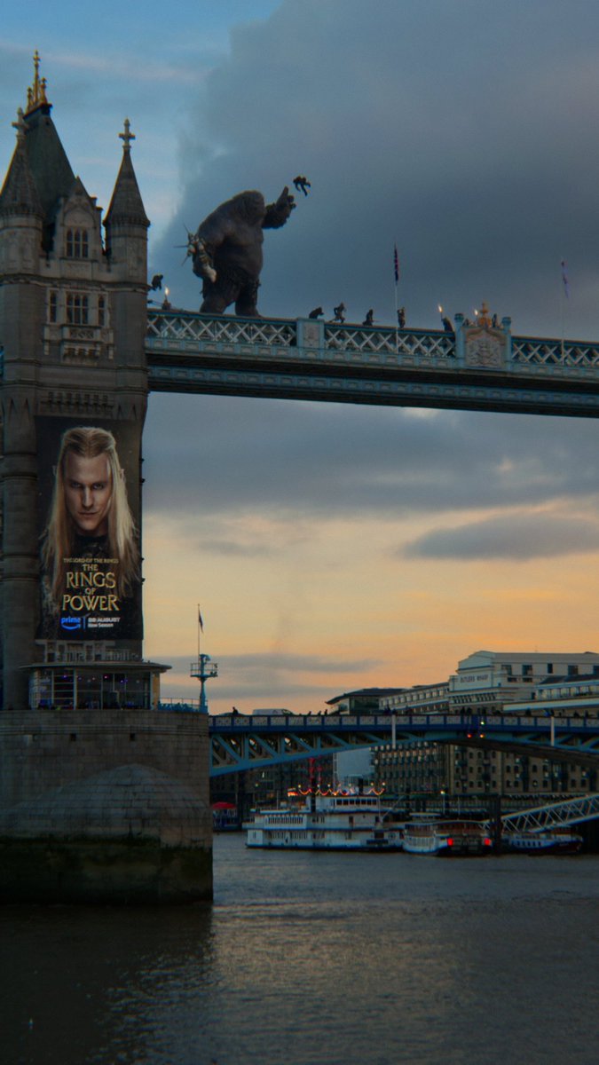 📍London - Darkness is spreading. New season of #TheRingsofPower premieres on Prime Video August 29.
