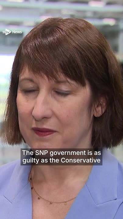 Chancellor Rachel Reeves has said the Scottish Government is 'as guilty' as the previous Tory government on the country’s finances.