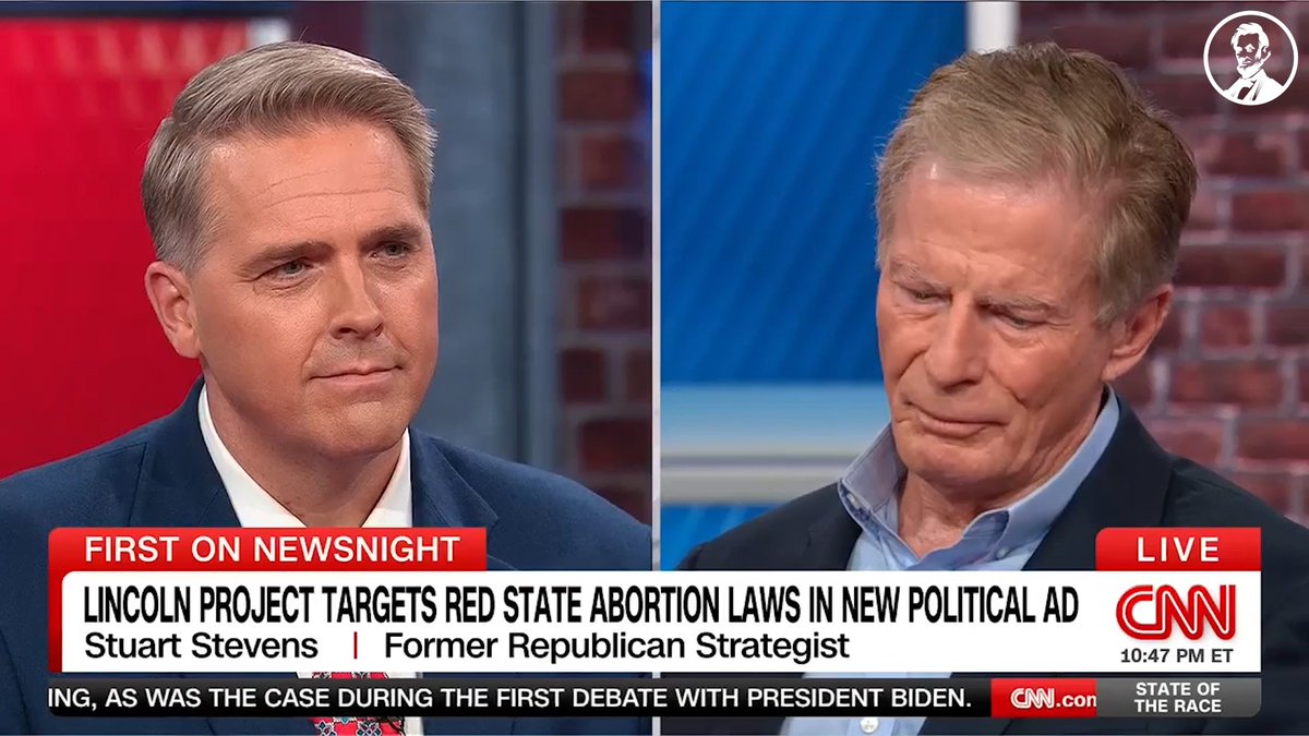 “This actually has happened. They did criminalize someone going out of state in Ohio. When you get these states that ban abortion, they are going to track all of this.” LP's Stuart Stevens discussing the reality of the GOP’s abortion bans.