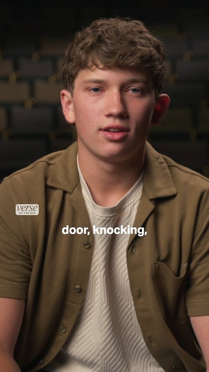 "Here I am! I stand at the door and knock. If anyone hears my voice and opens the door, I will come in and eat with that person, and they with me." – Revelation 3:20 NIV Want to watch the full video? Open the Bible App today!
