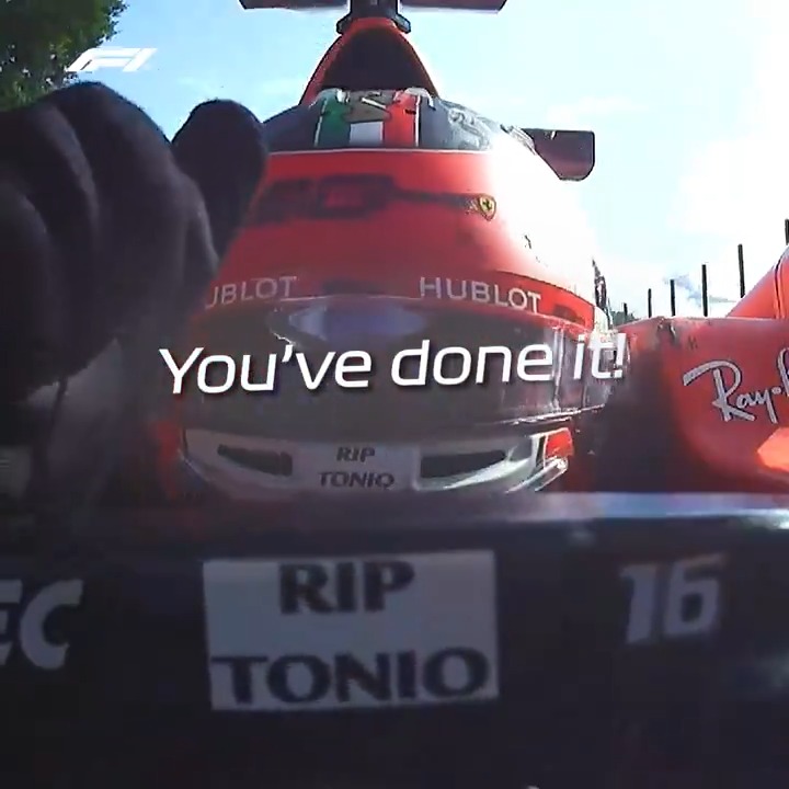"He won in Spa. HE WINS IN MONZA" 🇮🇹 🏆 #F1 #ItalianGP