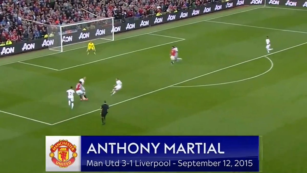"Welcome to Manchester United, Anthony Martial!" 🔴 Who remembers this debut goal from Martial? 👀