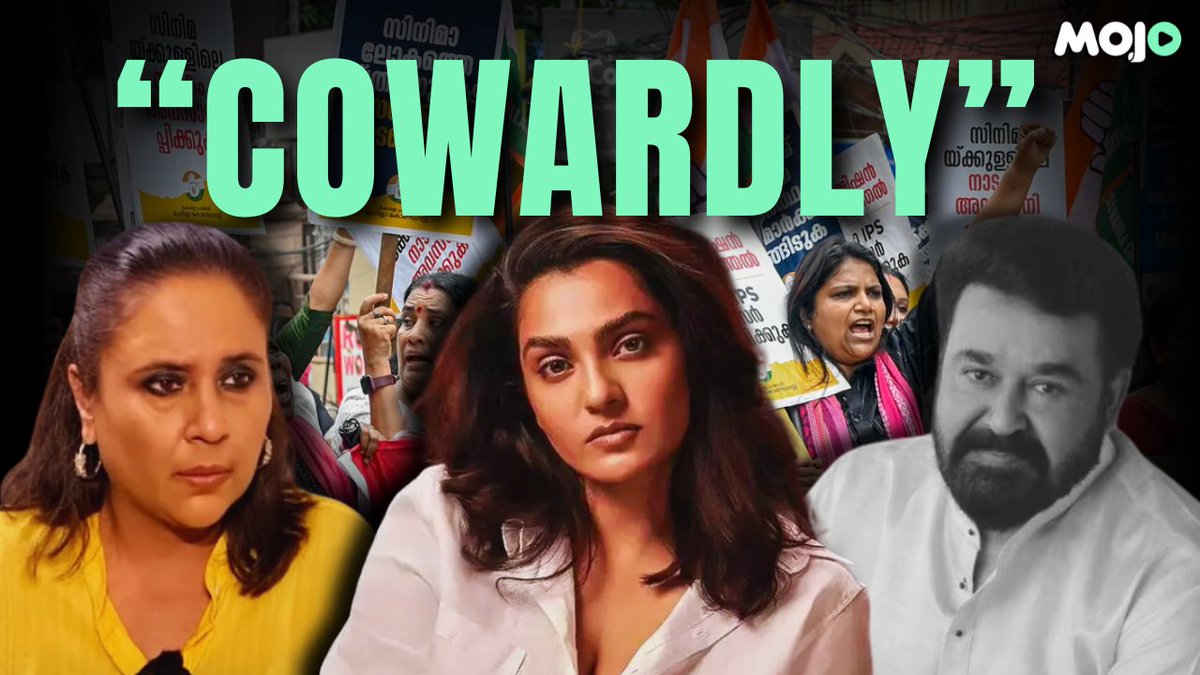 "They're Cowards" -amazing Parvathy Thiruvothu on resignations by #MohanLal panel as 17 women (and counting) file sexual harassment complaints in backdrop of #HemaCommittee report. "I've lost work for speaking out" #Kerala #MeToo. Full interview here WCC