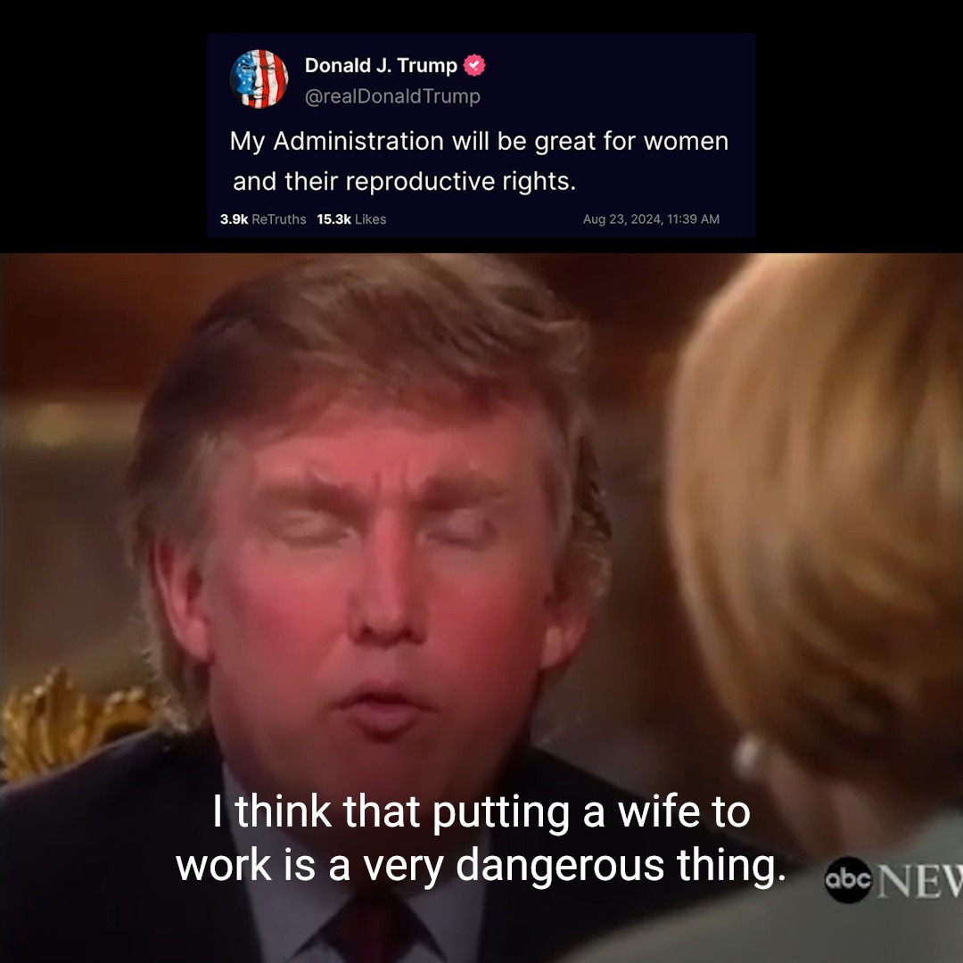 We won’t fall for the gaslighting. This is who Trump really is.