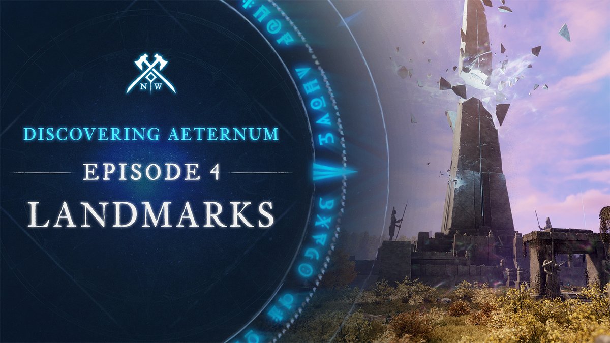 Aeternum's landmarks are beautiful enough to stop the most seasoned adventurers in their tracks 🛑