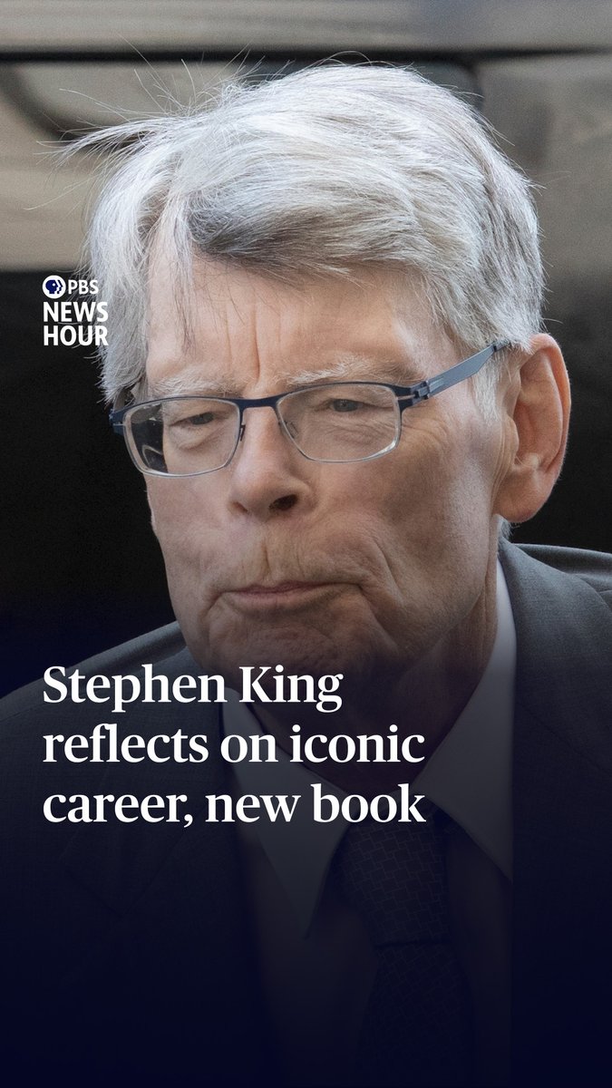 In 1974, a school teacher in Maine named Stephen King published his first novel, "Carrie." Fifty years later, King has published more than 60 books, some of which have been adapted into major motion pictures, such as "The Shining" and "Shawshank Redemption." The renowned writer is out with his latest work, "You Like It Darker." PBS News' Jeffrey Brown interviews King about the long arc of his career.