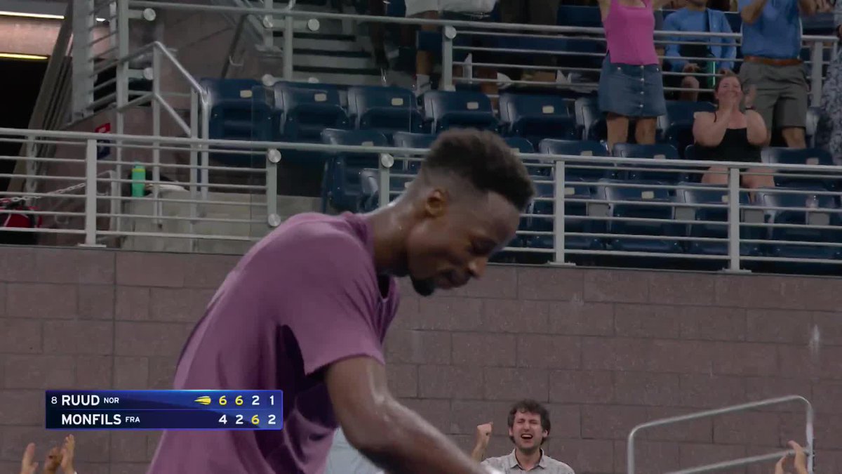 Monfils plays an OUTRAGEOUS point against Ruud at the US Open. Unreal tennis. 37 years old, sliding all over the court like he’s 21. There was no place Casper could put this ball that Gael wasn’t gonna track down. Superhuman athleticism.