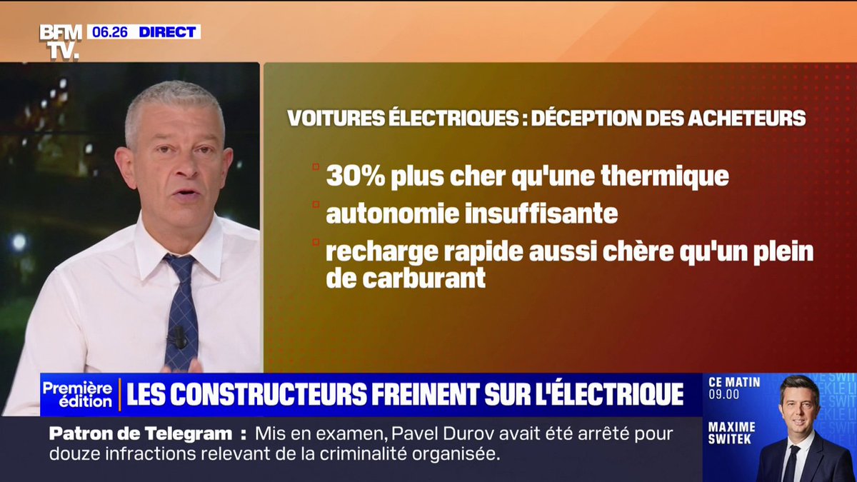 Pourquoi les constructeurs automobiles ralentissent la production de véhicules électriques Nicolas DOZE - LCI