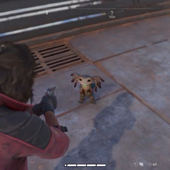 Here’s what happens if you try to shoot Nix in #StarWarsOutlaws 😂