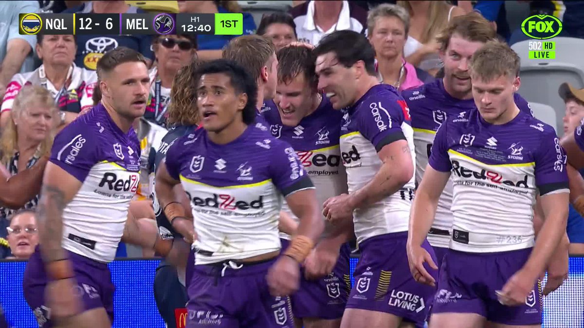 🤔 Should this have been called a double movement? 📺 Watch #NRLCowboysStorm on ch.502 or stream on Kayo: ✍️ BLOG 🔢 MATCH CENTRE