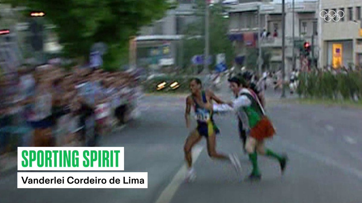 2️⃣0️⃣ years since the inspiring story of Vanderlei Cordeiro de Lima. #Olympics #Athens2004