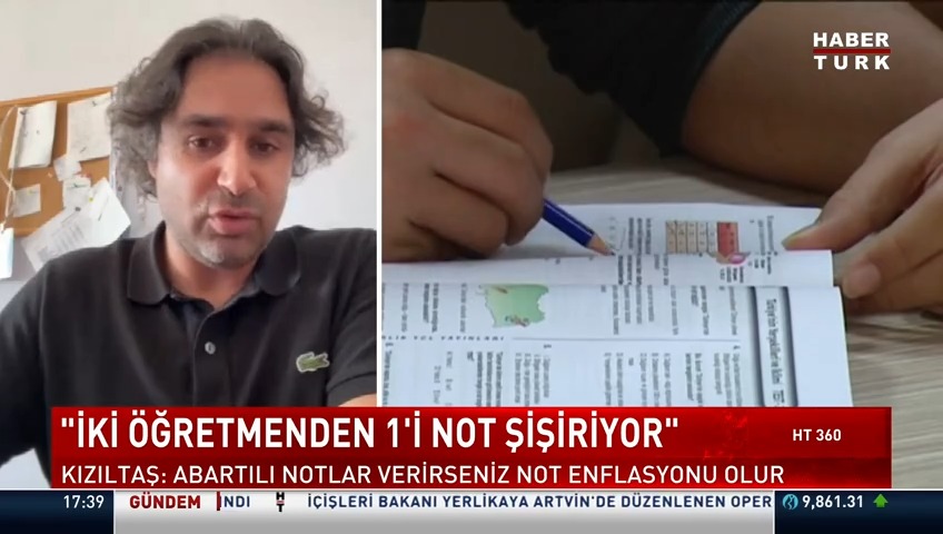 Okullardaki not enflasyonu... Doç. Dr. Yusuf Kızıltaş: 2 öğretmenden biri notları şişiriyor.