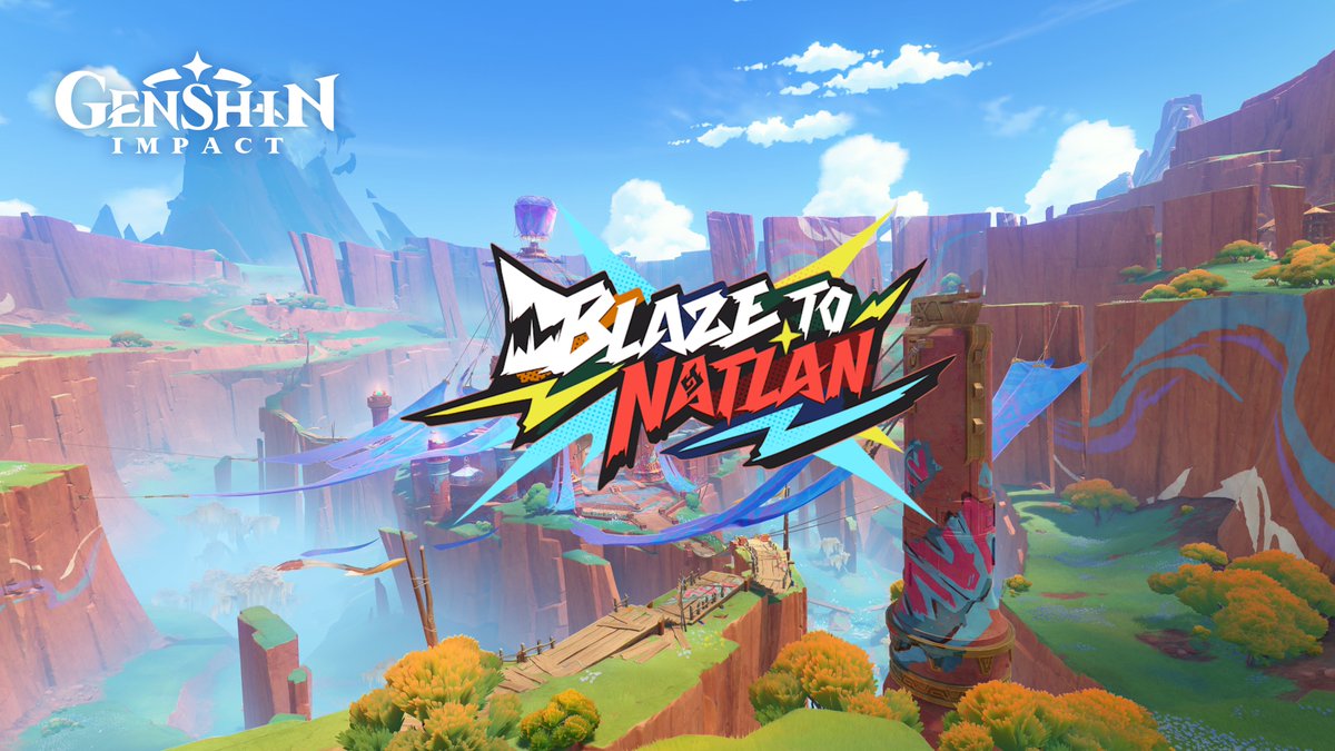 Version 5.0 Promotional Video: Blaze to Natlan | Genshin Impact Dear Traveler, welcome to the Nation of Pyro, Natlan! Here, you will discover entirely new encounters and experiences. #BlazeToNatlan #GenshinImpact