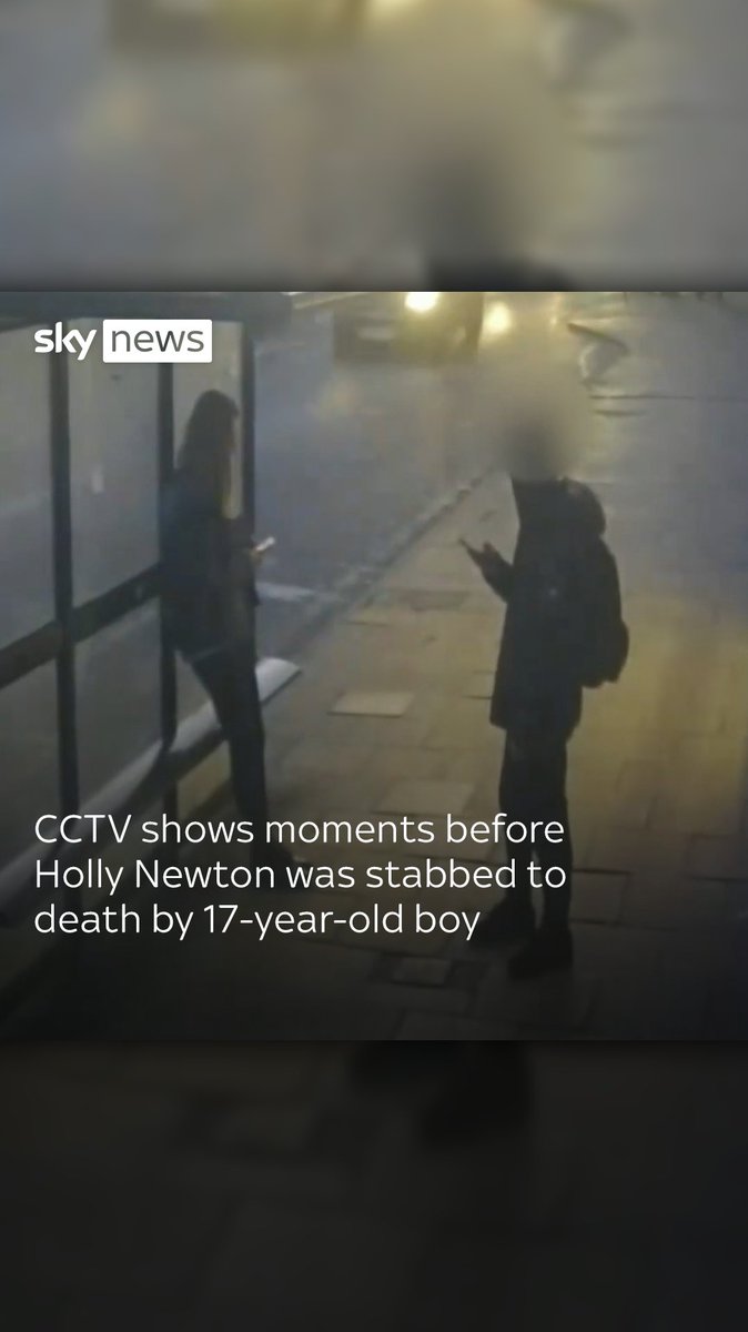 @EuropeInvasionn CCTV shows the moments before Holly Newton was stabbed to death by a 17-year-old boy. What do you say?