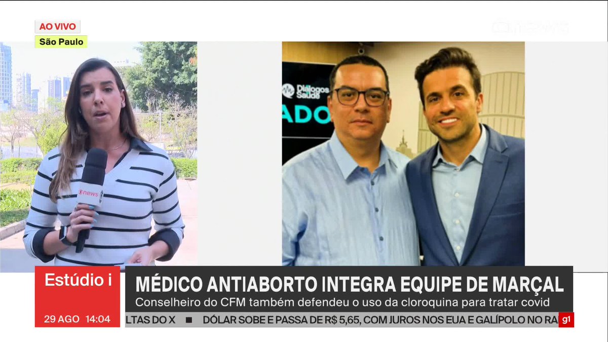 Médico que defendeu uso de cloroquina para tratar Covid e que é contra o aborto legal após 22 semanas de gravidez é o novo integrante da equipe de Pablo Marçal, que disputa a Prefeitura de São Paulo. ➡ Assista ao #Estúdioi: #GloboNews
