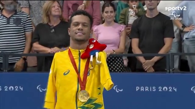 A medalha de OURO é sua, Gabrielzinho! 🇧🇷🏅
