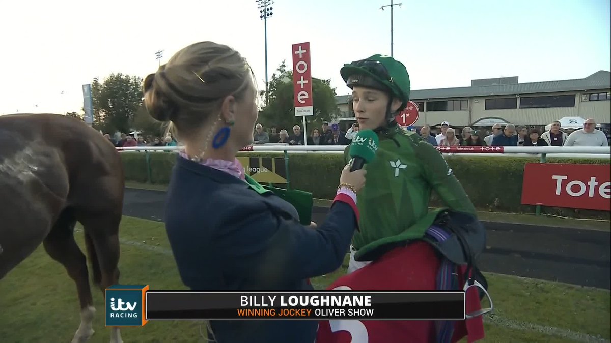 "It's big for the guys!" A big smile from Billy The Kid after victory on Oliver Show 😀 #ITVRacing | Billy Loughnane