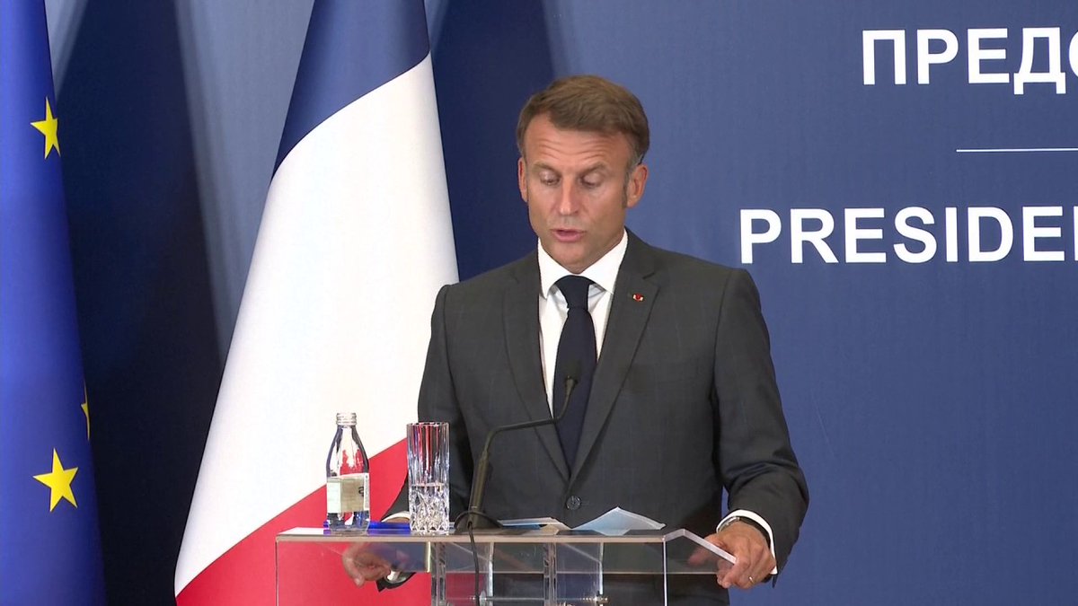 It's official: Macron sells 12 Rafale fighter jets to the Vucic regime less than a year after the Banjska terrorist attacks. Reportedly, the value of the deal is 2.7 billion euros.